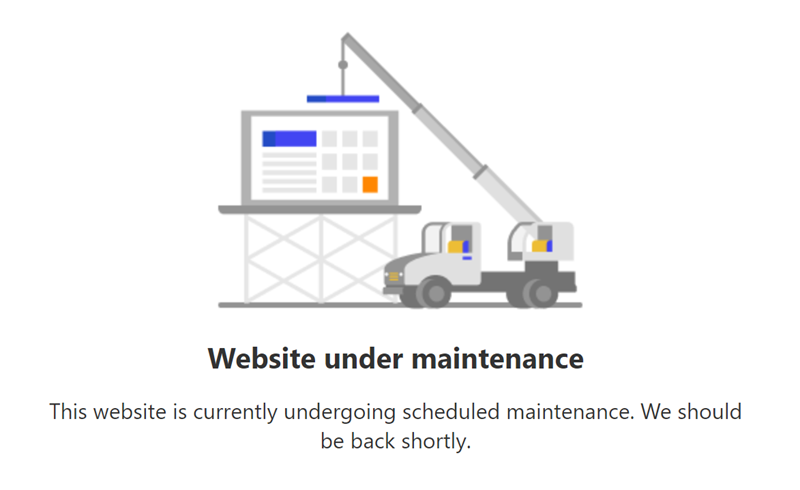 Website Under Maintenance